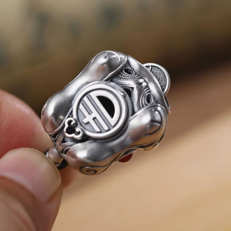 Pendentif Tigre Porte Bonheur