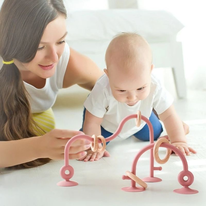 Jouet d'Éveil Labyrinthe en Silicone pour Bébé