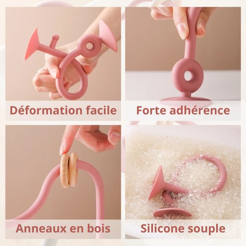 Jouet d'Éveil Labyrinthe en Silicone pour Bébé