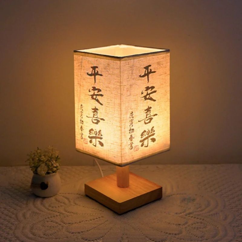 Lampe de Bureau Calligraphie Chinoise