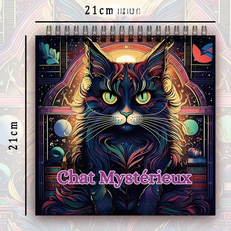 Livre de Coloriage Chat Mystérieux