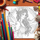 Livre de Coloriage Fée