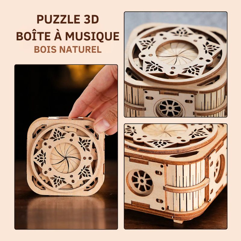 Puzzle 3D Petite Boîte à Musique