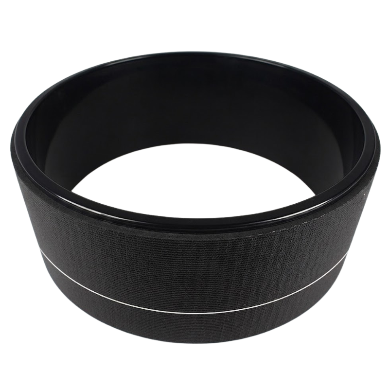 Roue de yoga noire, ancrage et ouverture – vue 4