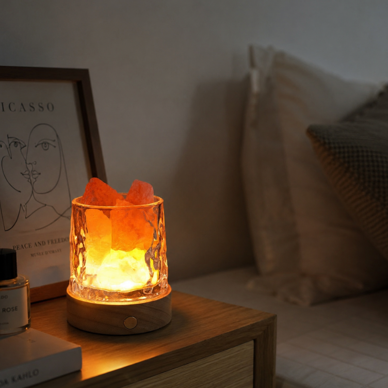 Lampe de sel d'Himalaya et aromathérapie – vue 2