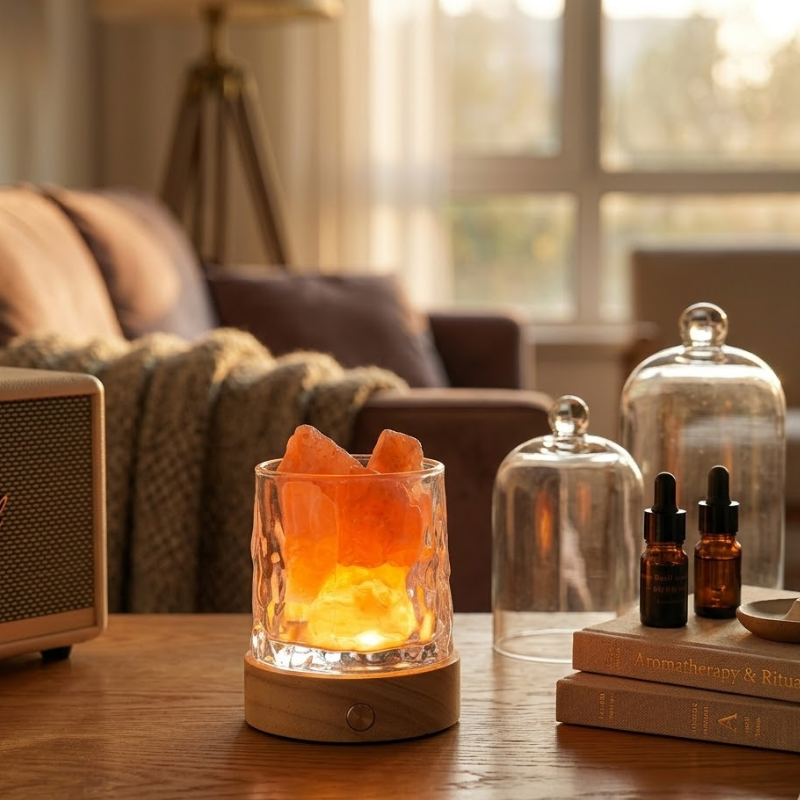 Lampe de sel d'Himalaya et aromathérapie – vue 3