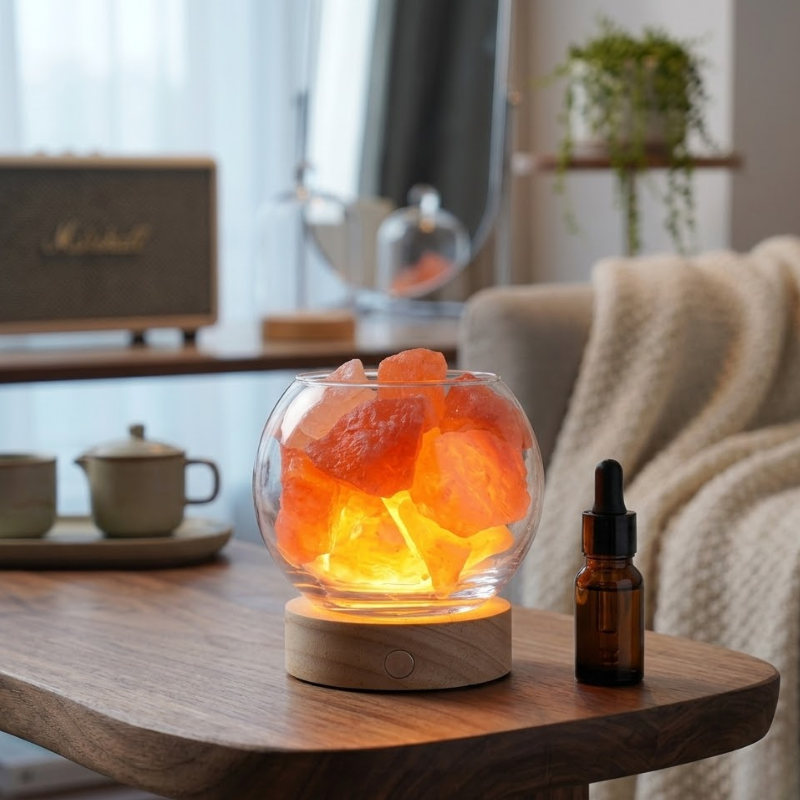 Lampe de sel d'Himalaya et aromathérapie – vue 5