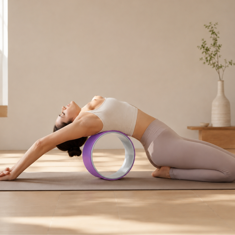 Roue de yoga bicolore antidérapante – vue 13