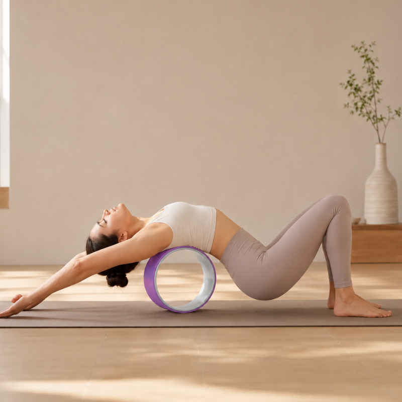 Roue de yoga bicolore antidérapante – vue 14