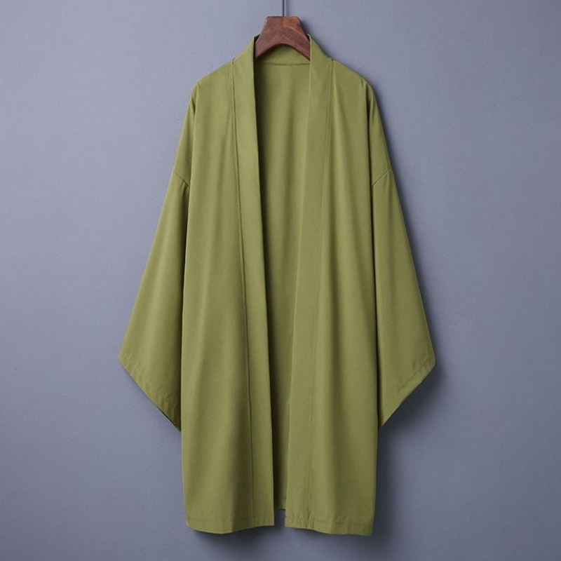 Kimono de méditation ample, coupe haori zen – vue 22