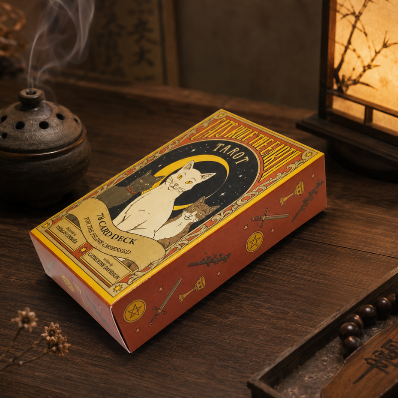 Jeu de Tarot Chats, 78 cartes illustrées – vue 8