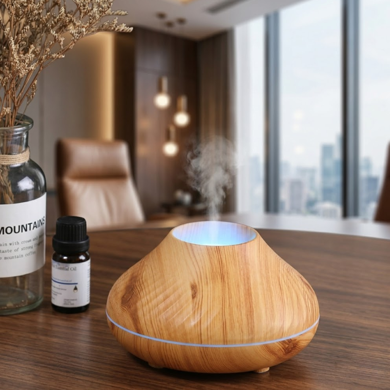 Diffuseur bois, brume hypnotique et lumière douce – vue 5