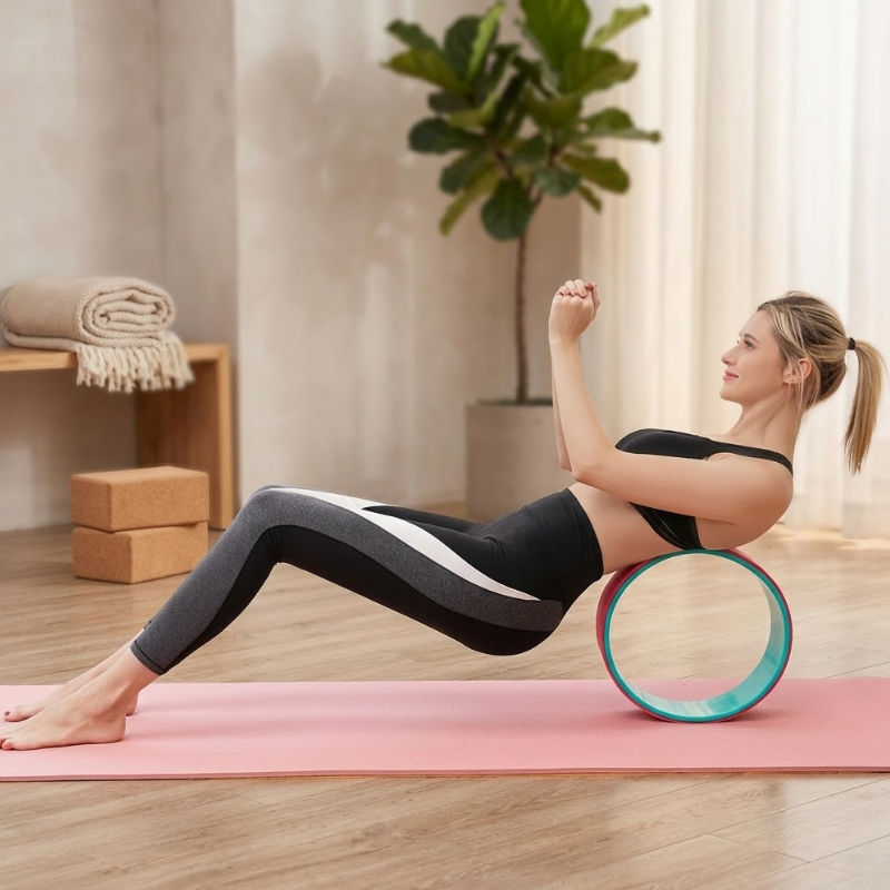 Roue de yoga bicolore antidérapante – vue 4