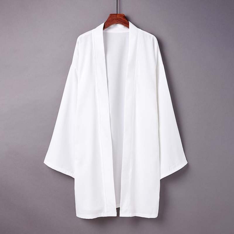 Kimono de méditation ample, coupe haori zen – vue 8