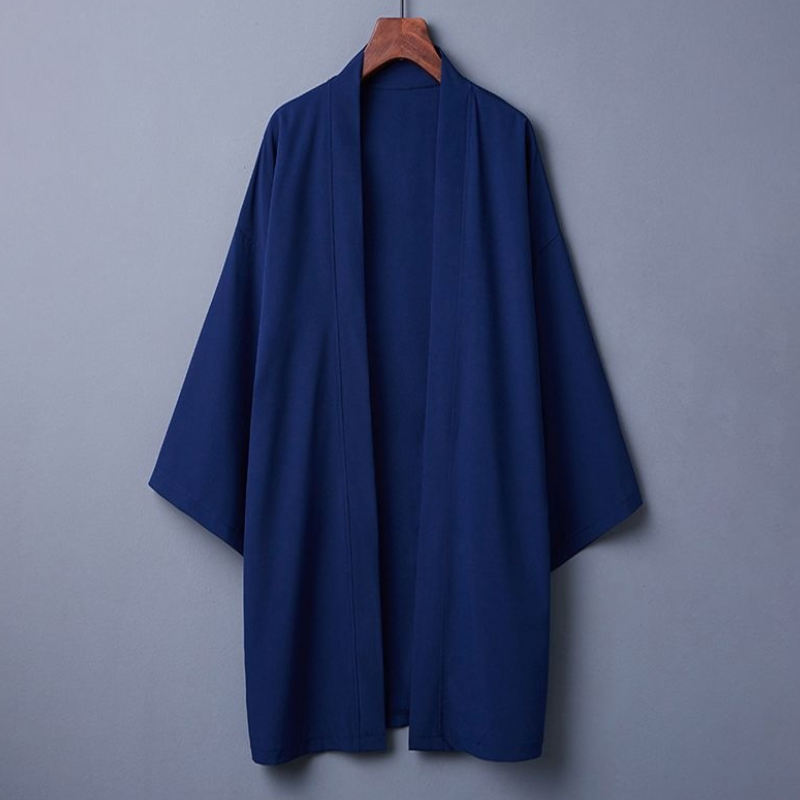 Kimono de méditation ample, coupe haori zen – vue 12
