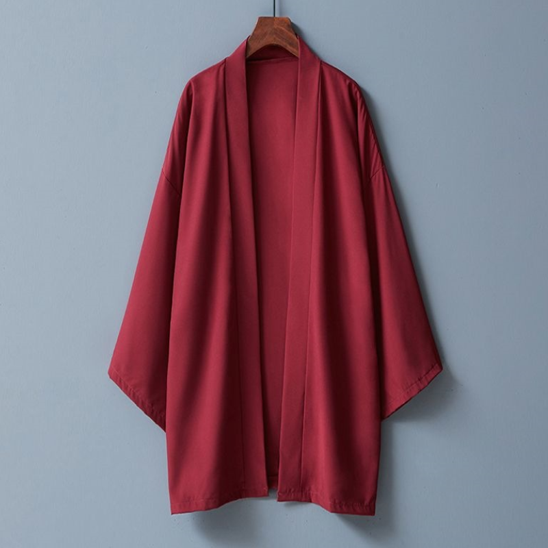 Kimono de méditation ample, coupe haori zen – vue 15