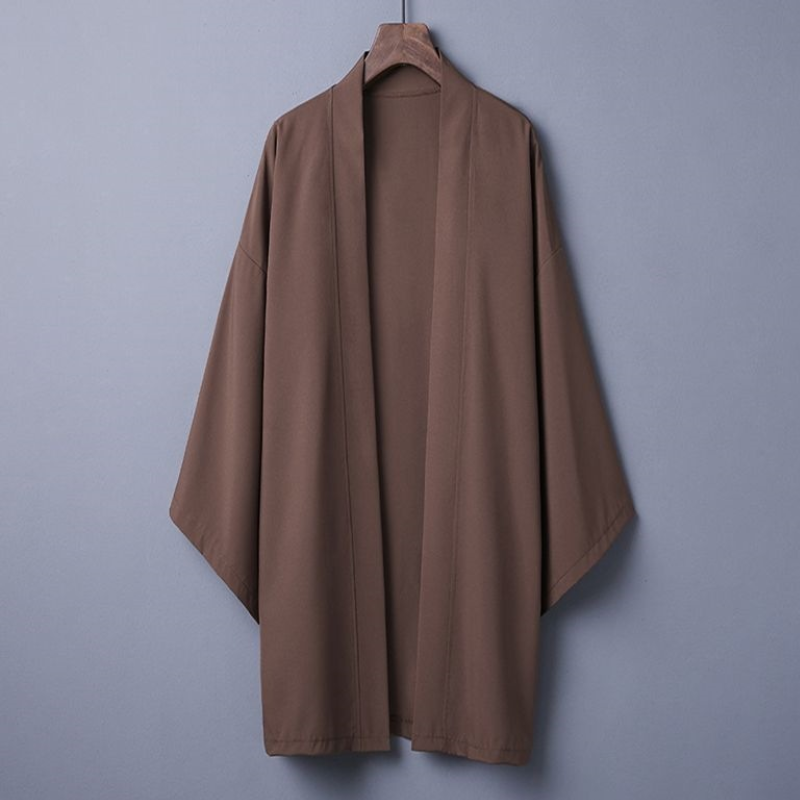 Kimono de méditation ample, coupe haori zen – vue 18
