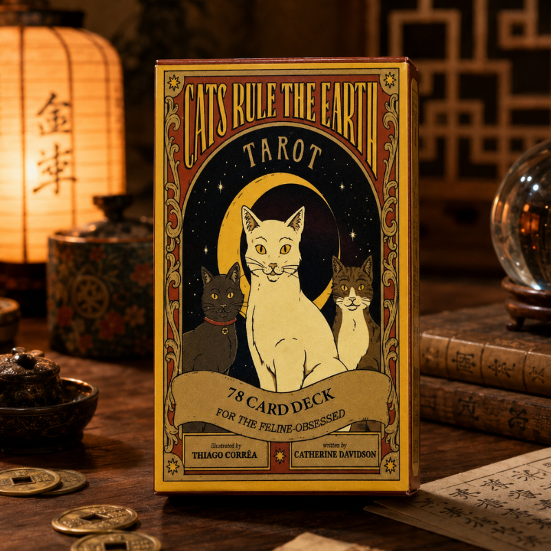Jeu de Tarot Chats, 78 cartes illustrées