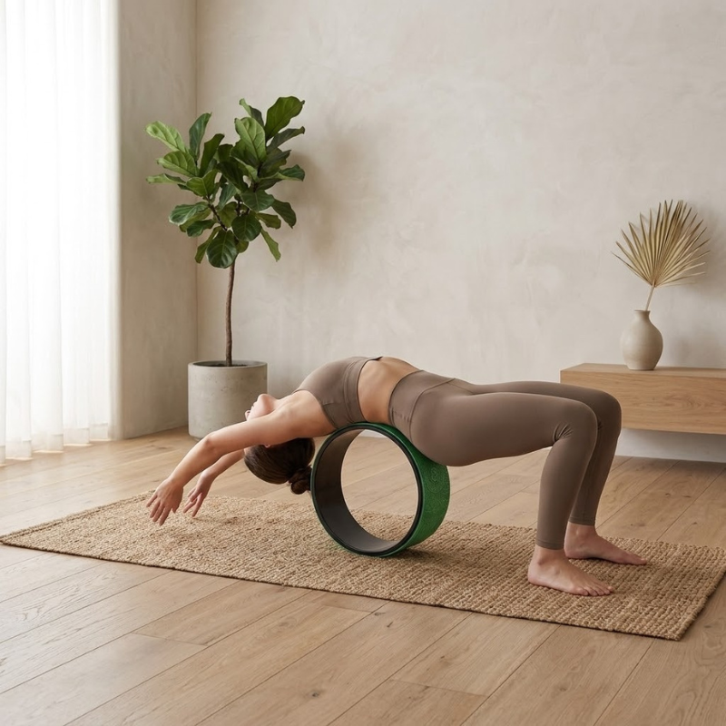 Roue de yoga mandala, ouverture du dos – vue 5