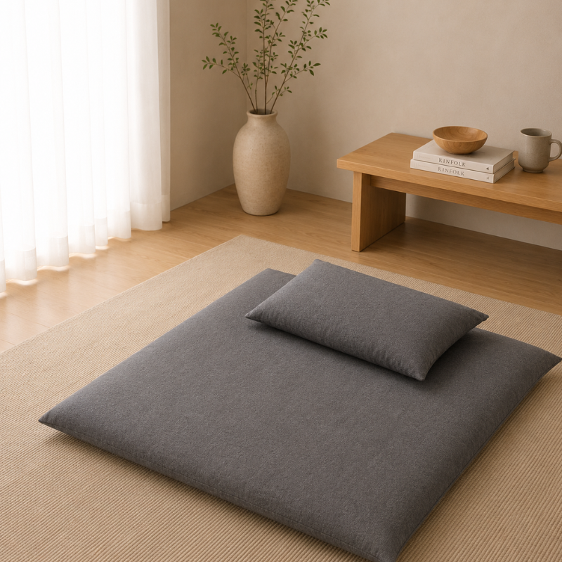 Zabuton, coussin de méditation au sol – vue 2