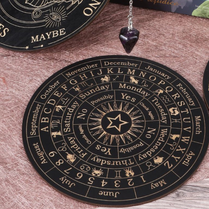 Planche de pendule, soleil et phases de lune – vue 7