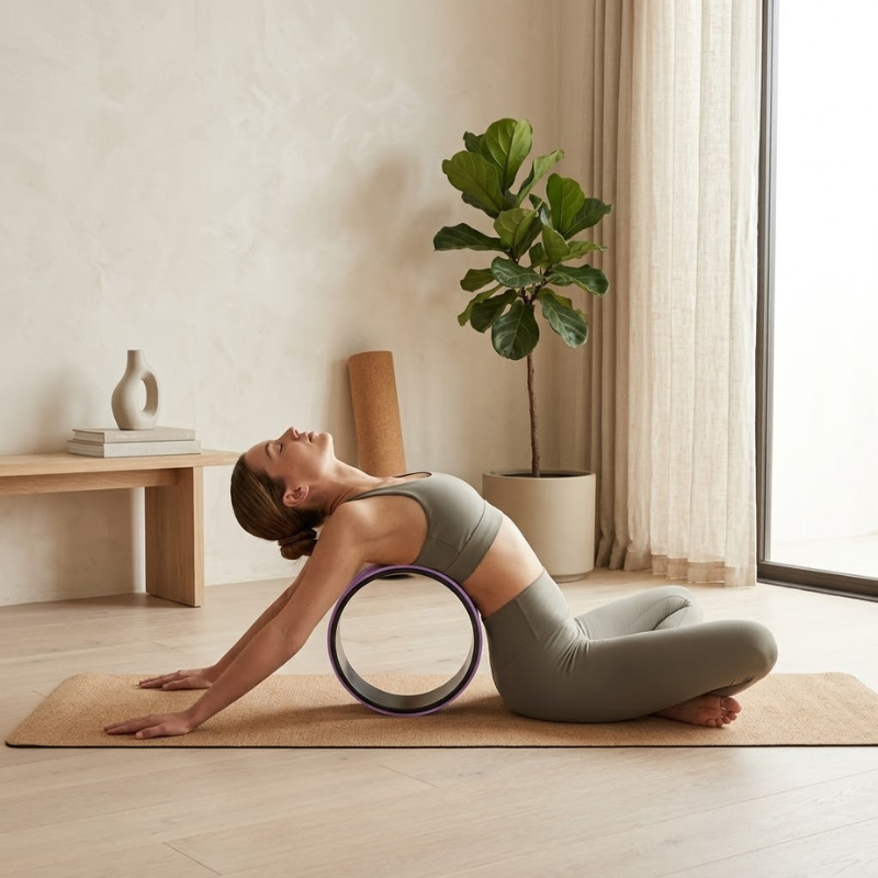 Roue de yoga mandala, ouverture du dos – vue 13