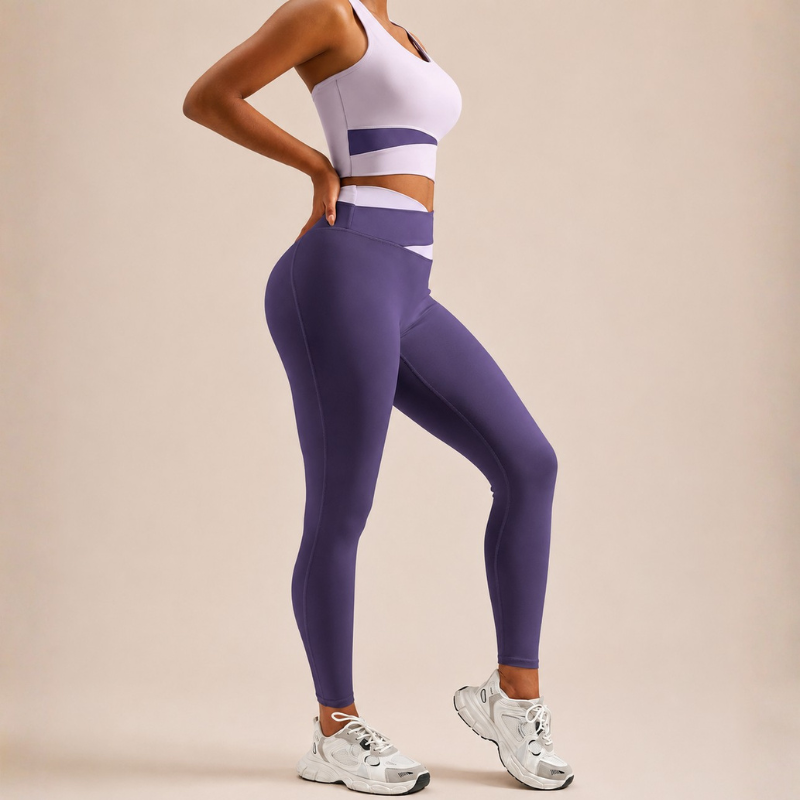 Legging de yoga taille haute galbant femme – vue 16