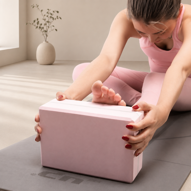 Bloc de yoga en mousse, soutien des postures – vue 2