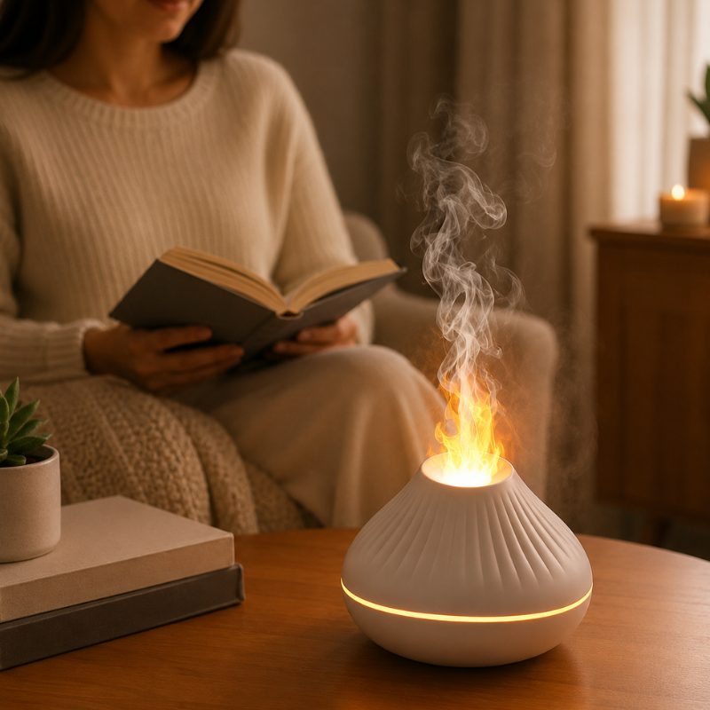 Diffuseur huiles essentielles effet flamme – vue 17