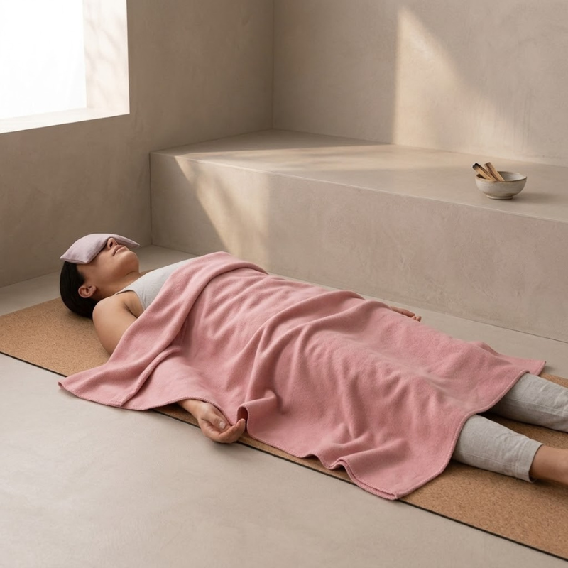 Couverture de yoga douce, chaleur et ancrage – vue 9