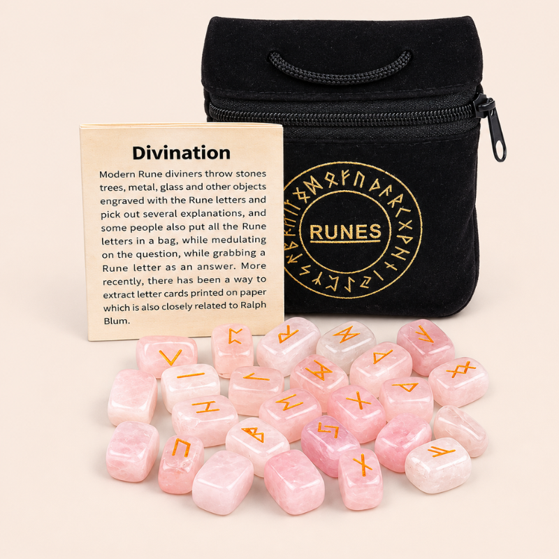 Runes divinatoires en pierre naturelle – vue 16
