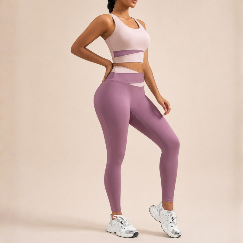 Legging de yoga taille haute galbant femme – vue 10
