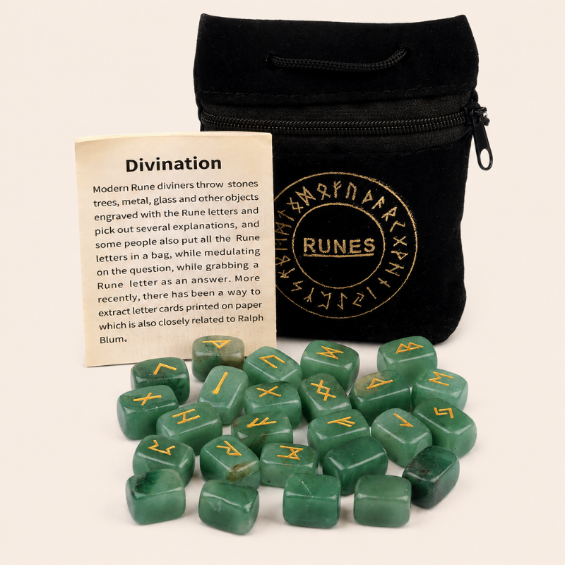 Runes divinatoires en pierre naturelle – vue 10