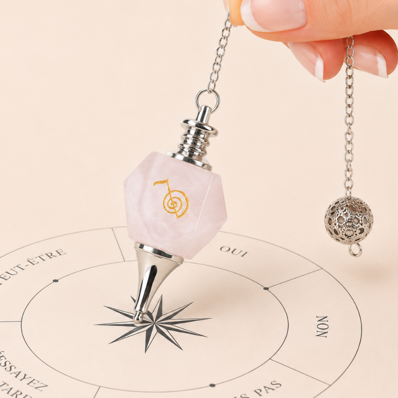 Pendule divinatoire en pierre naturelle – vue 15