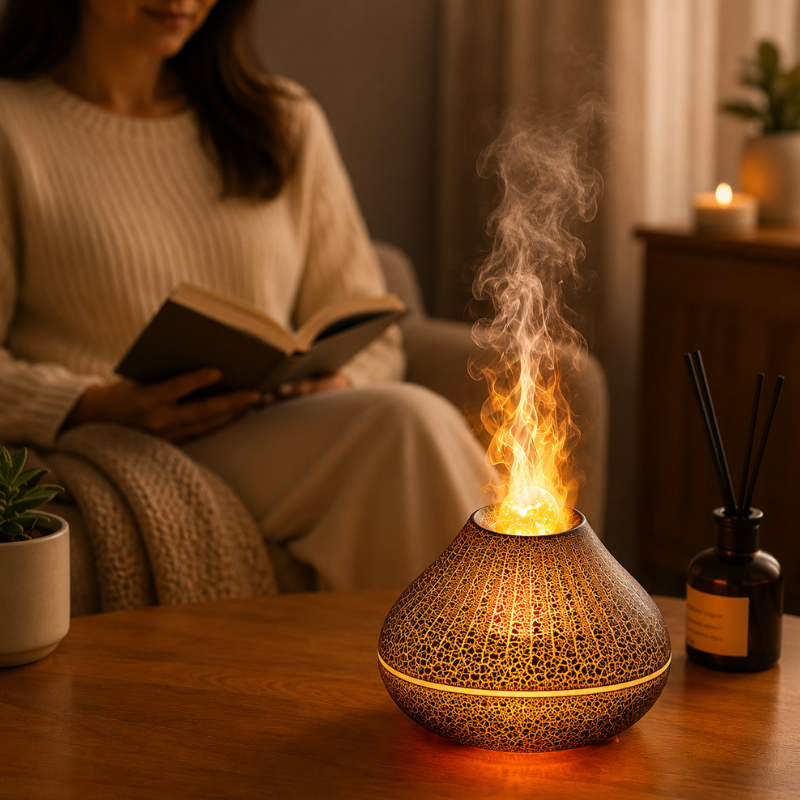 Diffuseur huiles essentielles effet flamme – vue 5