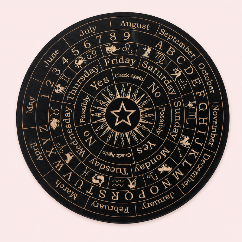 Planche de pendule, soleil et phases de lune – vue 6