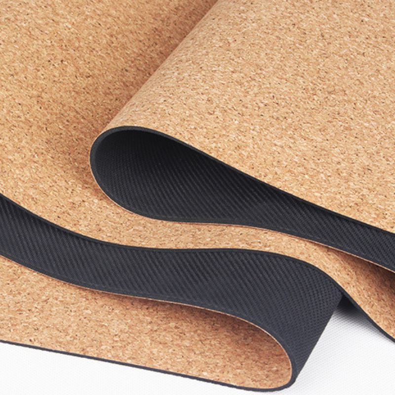 Tapis de yoga en liège naturel et caoutchouc – vue 3