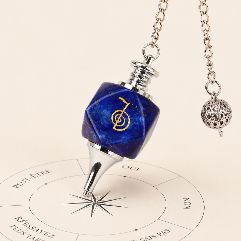 Pendule divinatoire en pierre naturelle – vue 9