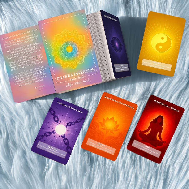 Jeu d'oracle Intention des Chakras – vue 3