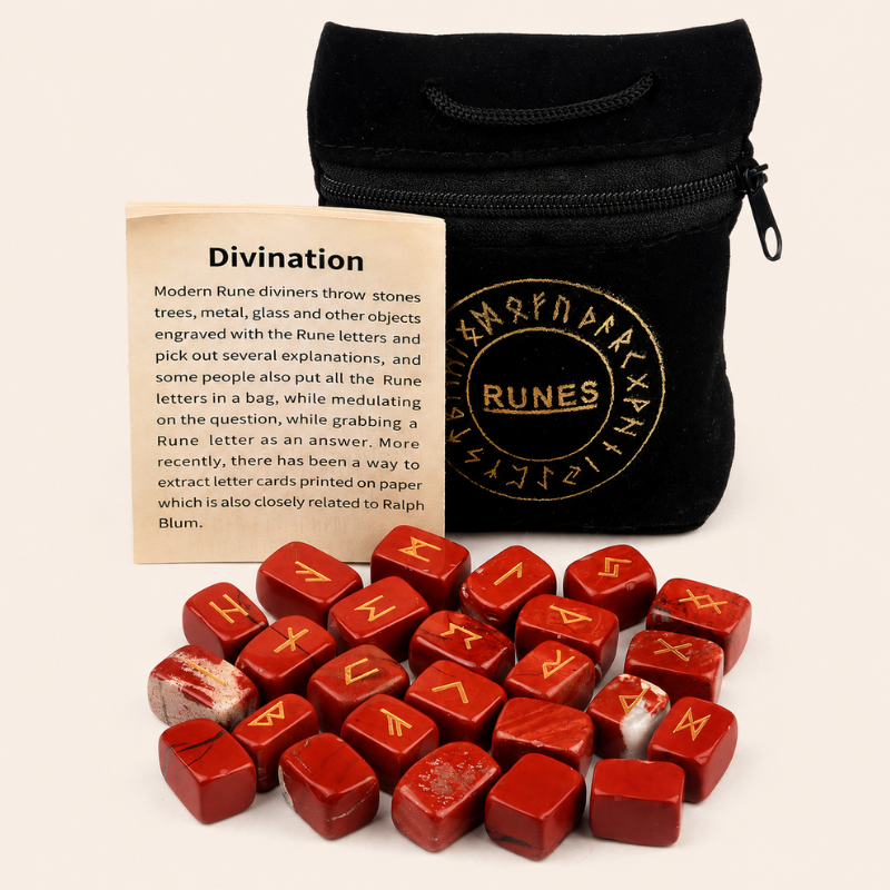 Runes divinatoires en pierre naturelle – vue 6