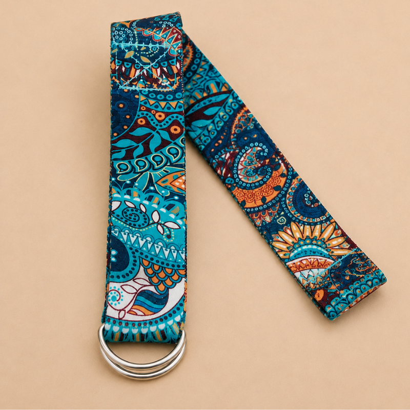Sangle de yoga, boucle anneau en D, motif zen – vue 8
