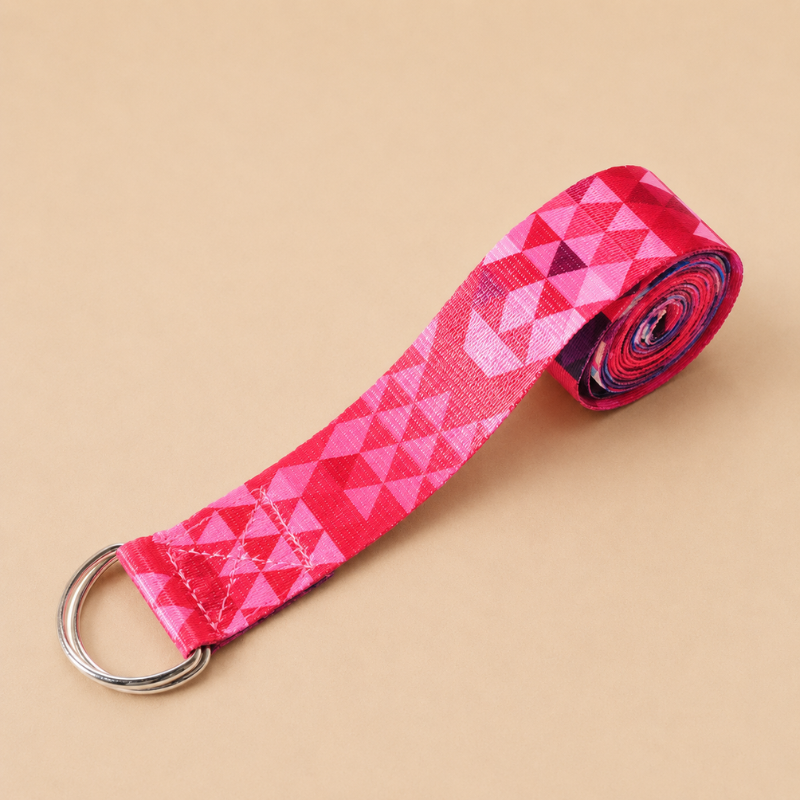 Sangle de yoga, boucle anneau en D, motif zen – vue 2