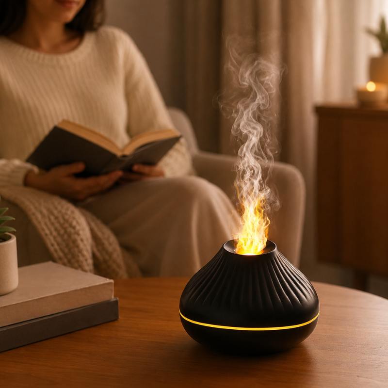Diffuseur huiles essentielles effet flamme – vue 14