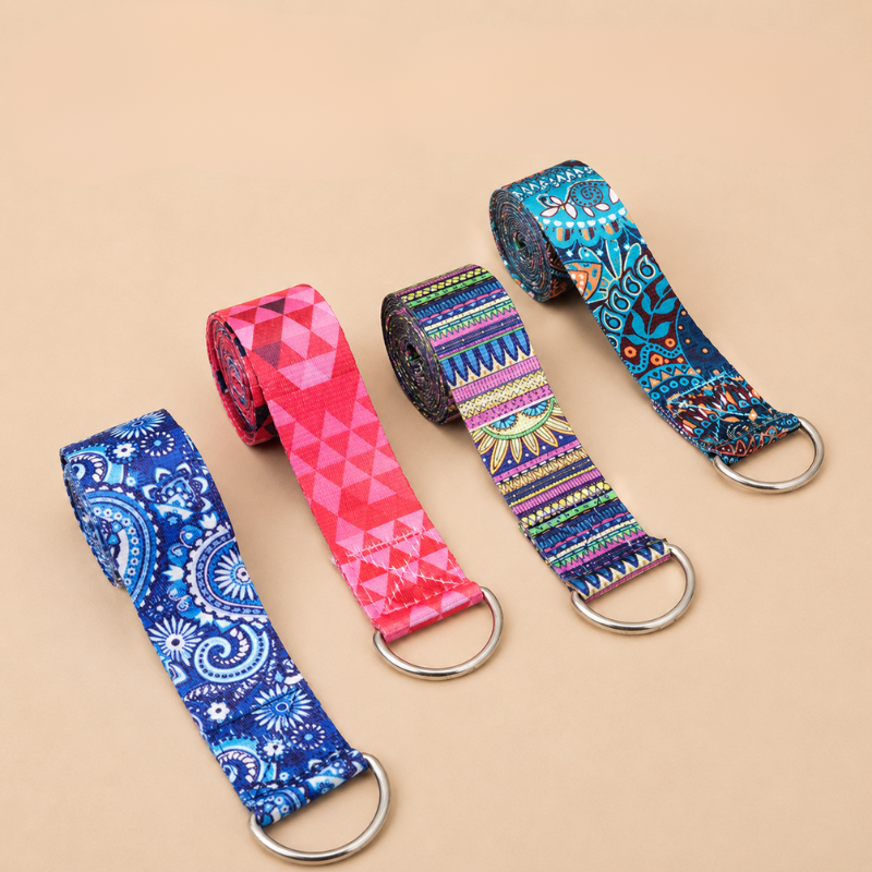 Sangle de yoga, boucle anneau en D, motif zen – vue 9