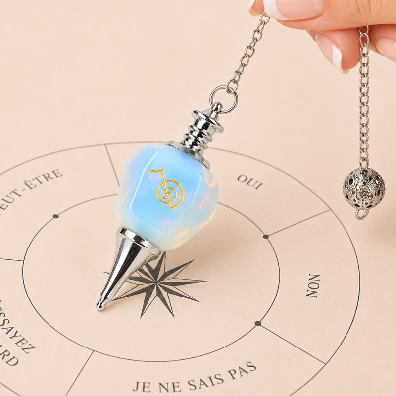 Pendule divinatoire en pierre naturelle – vue 29