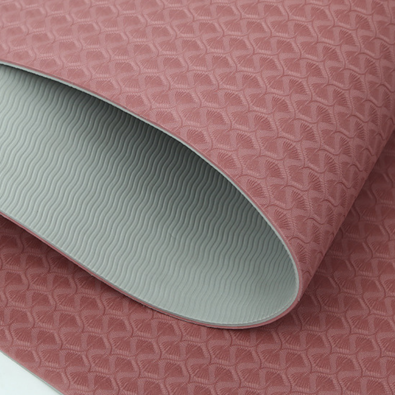 Tapis de yoga antidérapant bicolore – vue 4