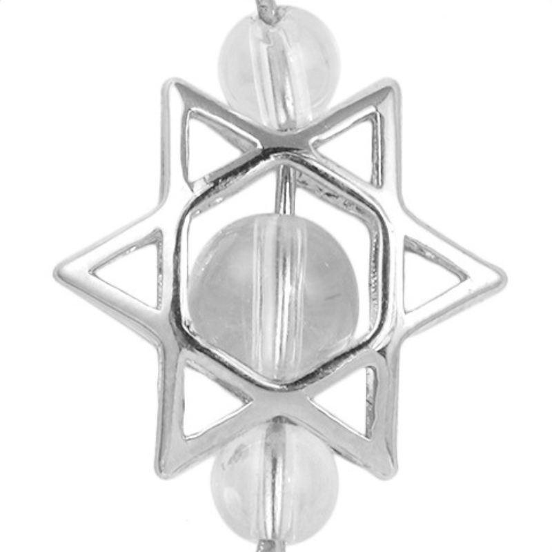Pendule de radiesthésie en cristal de roche – vue 3
