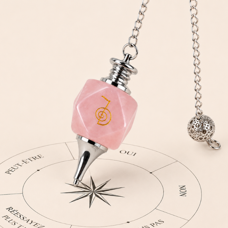 Pendule divinatoire en pierre naturelle – vue 12