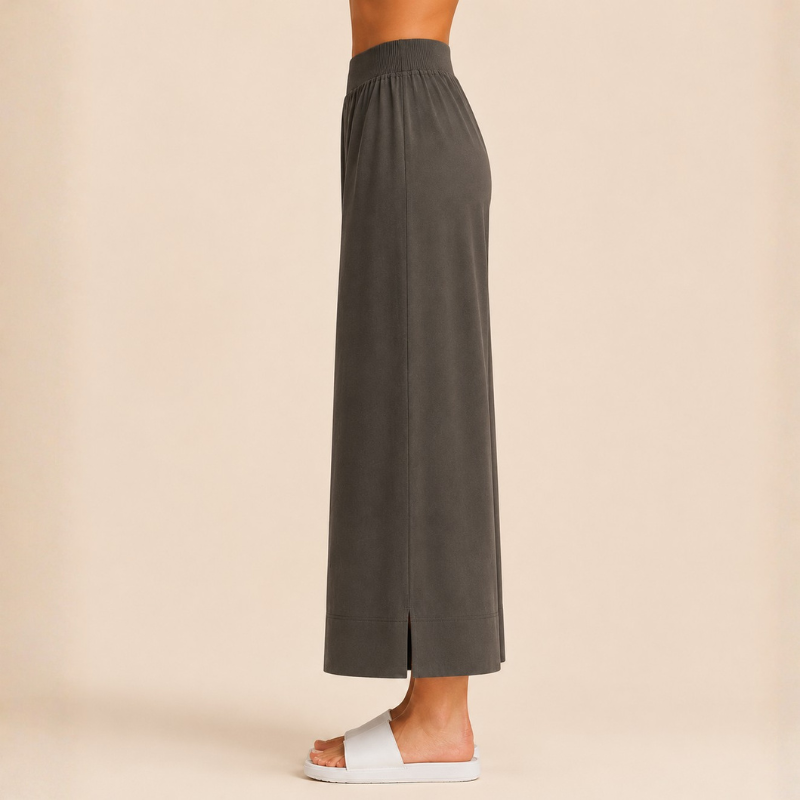 Pantalon de yoga large, taille élastiquée – vue 18