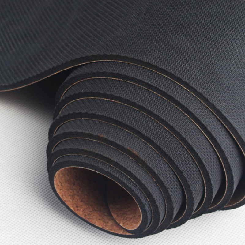 Tapis de yoga en liège naturel et caoutchouc – vue 7
